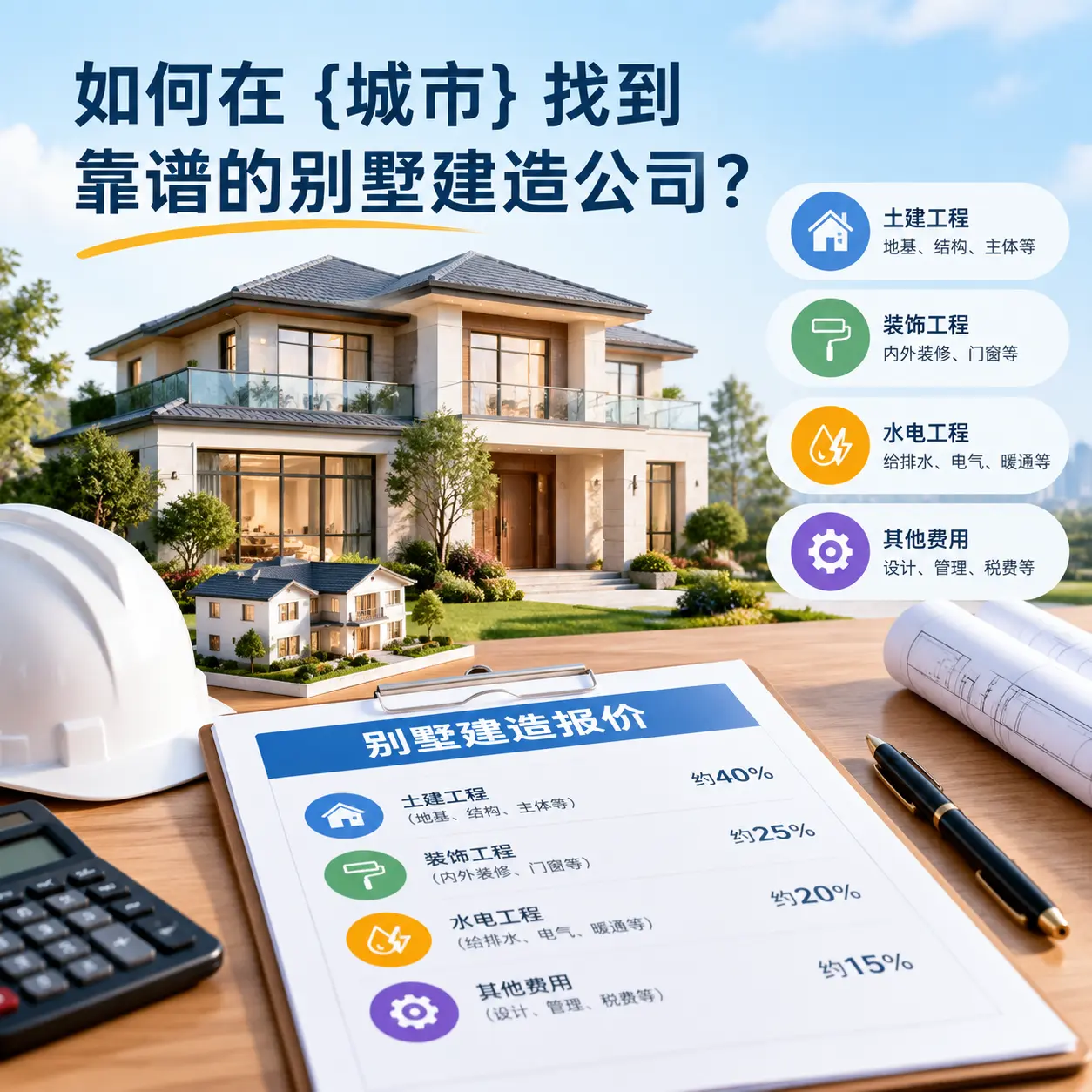 如何在 纳雍 找到靠谱的别墅建造公司?