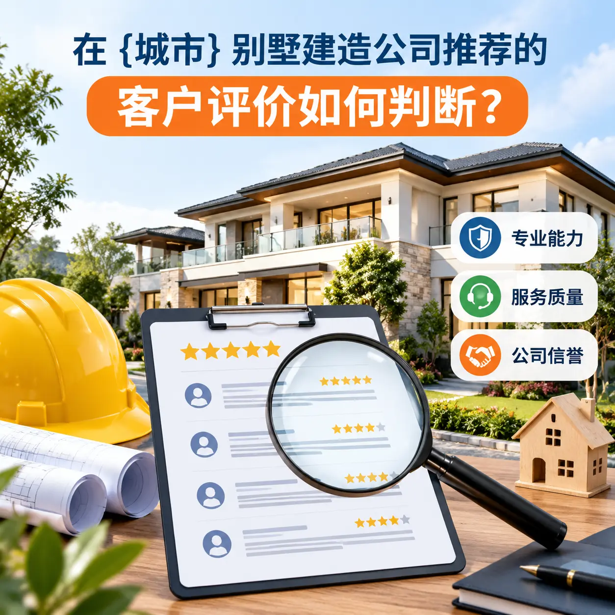 在 纳雍 别墅建造公司推荐的客户评价如何判断?
