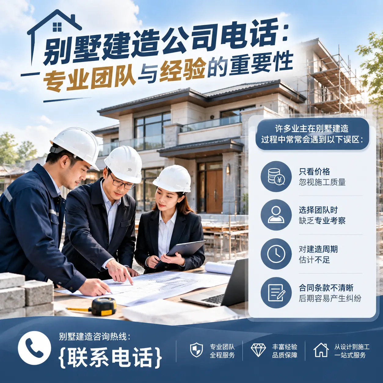 纳雍别墅建造公司电话:专业团队与经验的重要性