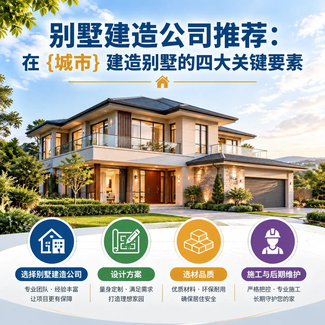 别墅建造公司推荐:在 纳雍 建造别墅的四大关键要素