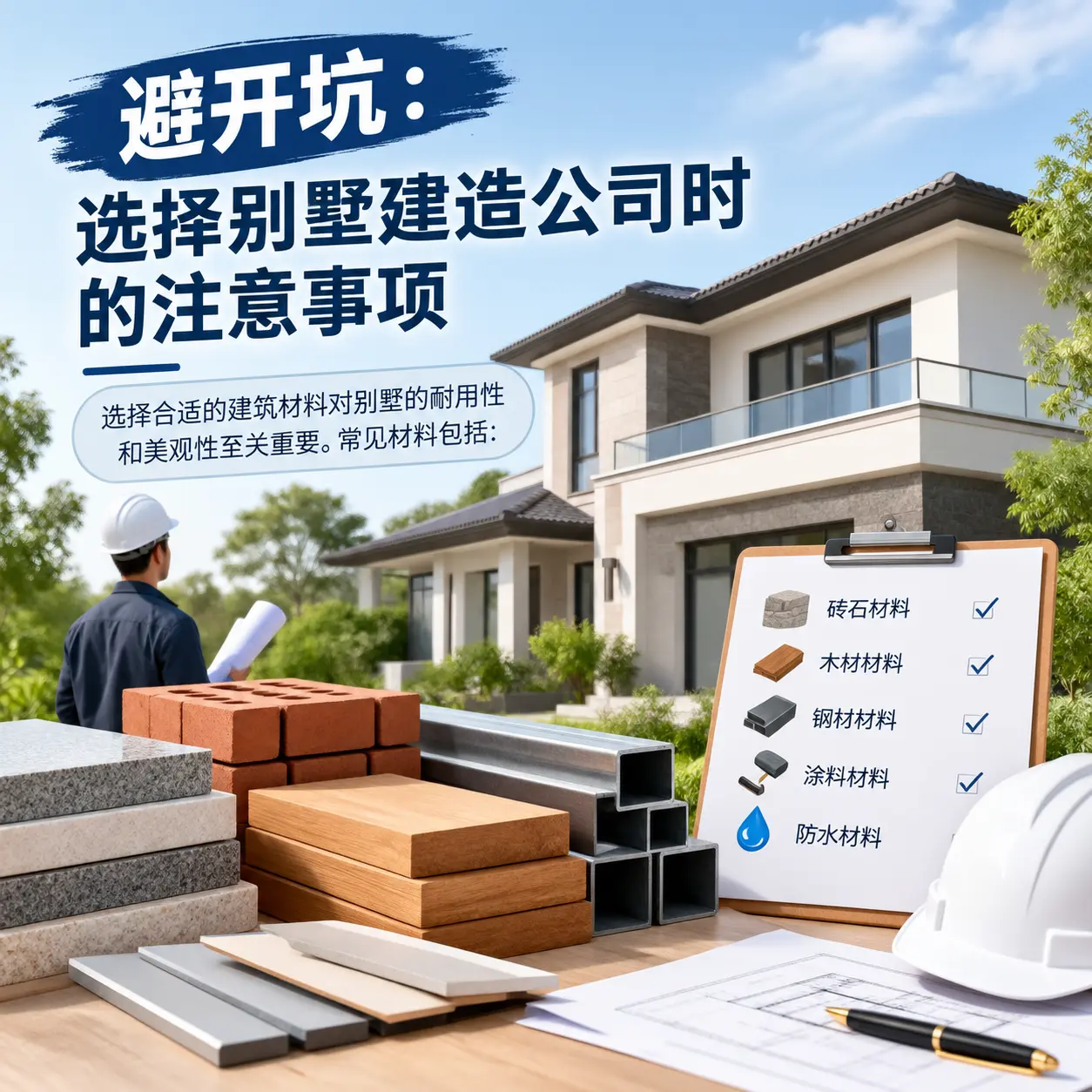 避开坑:选择 纳雍 别墅建造公司时的注意事项