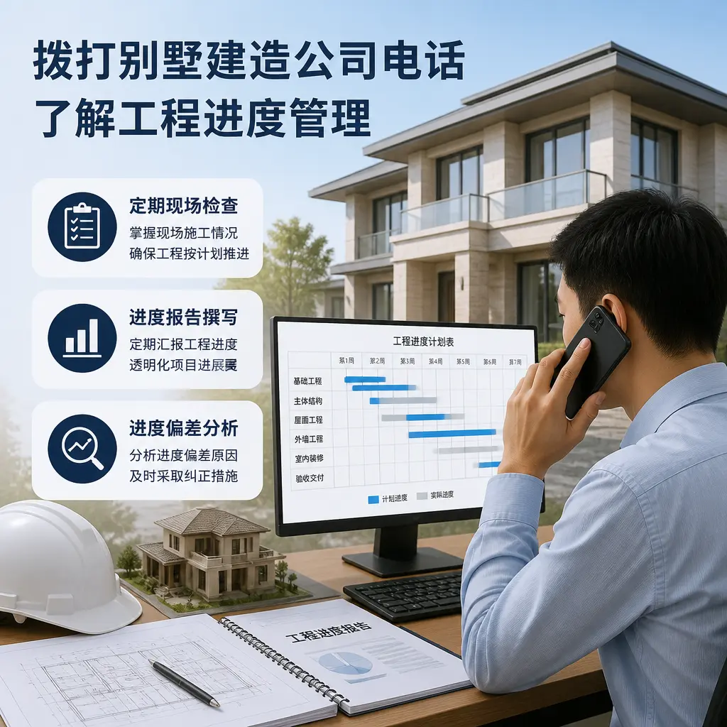 拨打纳雍别墅建造公司电话,了解工程进度管理