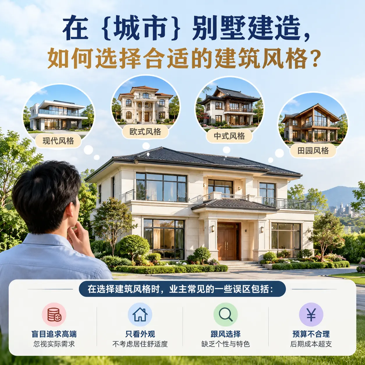 在 纳雍 别墅建造，如何选择合适的建筑风格？